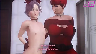 Animation Shemale Milf fucks defeated alms-man in a catch anal&comma; hot futanari sex